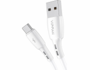 Kabel USB-C VFAN Racing X05, 3A, 1 m (bílý)