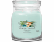 Svíčka ve skleněné dóze Yankee Candle, Aloe a agáve, 368 g