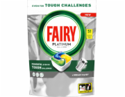 Fairy Platinum All in One Lemon – Kapsle do myčky – 51 kusů