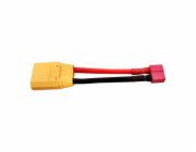 Adaptér Gens ace Deans(T) female na XT90 male, AWG#12 60mm