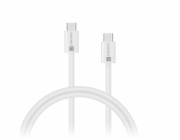 CONNECT IT Wirez kabel USB-C -> USB-C, 60 W, 1 m, BÍLÁ