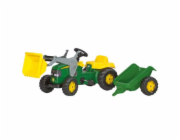 Traktor Rollytoys John Deere s přívěsem 023110