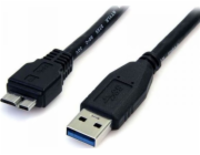 StarTech USB-A - micro-B USB kabel 1 m černý (USB3AUB50CMB)