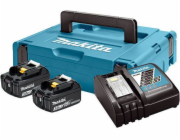 Makita MakPack napájecí sada 18V DC18RC nabíječka + 2x 3,0Ah BL1830B baterie (197952-5)