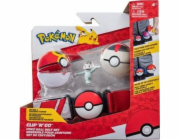 Figurka pokémona: Clip  N  Go Pokeball Premium Belt + Machop