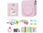 LoveInstant Case Set 8v1 Příslušenství pro Fujifilm Instax Mini 12 / Pink