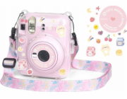 LoveInstant Cover Case Cover for Fujifilm Instax Mini 12 + Stickers / Jogurt Rabbit