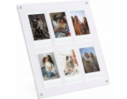 LoveInstant Frame Stojací rám na 6 fotografií Pro Fuji Instax Mini 12 40 11 9 8 7 Evo Liplay Link / Bílá