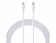 Kabel USB-C na USB-C Aukey CB-NCC2, 60W, 1,8 m (bílý)