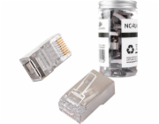 Spacetronik RJ45 zástrčka kat. 6 FTP NC-RJ456FT-11 100ks Spacetronik