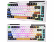 Bezdrátová mechanická klávesnice Royal Kludge KZZI K75 pro RGB, Eternity Switch (černá a bílá)