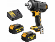 DEWALT "Akumulátorový rázový utahovák DCF891P2G, 18V, 1/2"""