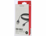 Hama 00201588 Charging Cable, USB-A - Micro-USB 3m black