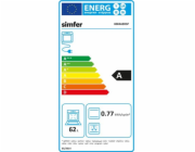 Trouba Simfer 8004AERSP 62 L Elektrická Ruční Mechanické ovládání Výška 60 cm Šířka 60 cm Černá