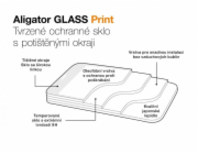 Ochrana displeje GLASS PRINT Samsung Galaxy S24+, černá, celoplošné lepení