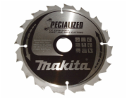 Makita kotouč pilový dřevo SPECIALIZED se zapuštěnými zuby 190x2x30mm 16Z (B-33059)