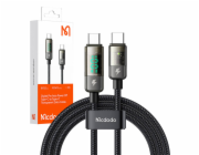 Mcdodo CA-3611 USB-C to USB-C cable, auto power off, PD 100W, 1.8m (black)