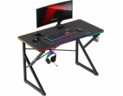 Huzaro Hero 1.7 RGB Black - herní stůl