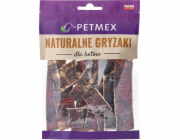 PETMEX Beef gullet strips - pamlsek pro kočky - 40g