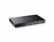 Zyxel XGS2220-30, L3 Access Switch, 24x1G RJ45 2x10mG RJ45, 4x10G SFP+ Uplink, incl. 1 yr NebulaFlex Pro