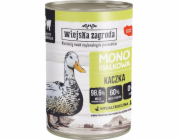 WIEJSKA ZAGRODA Monoprotein Duck - wet cat food - 400g