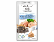 NATURAL KITTY Superfood Blend Tuna with chia seed - pamlsek pro kočky - 4 x 12g