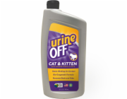 urineOFF Cat & Kitten - sprej na odstranění skvrn od moči - 946ml