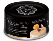 CHERIE Chicken and pumpkin mousse - mokré krmivo pro kočky - 80g