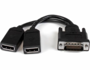 StarTech DMS-59 - DisplayPort x2 kabel 0,2 m černý (DMSDPDP1)