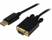 StarTech DisplayPort – kabel D-Sub (VGA) 1,8 m černý (DP2VGAMM6B)