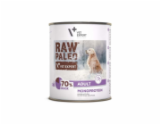 RAW PALEO Adult Monoprotein Duck - vlhké krmivo pro psy - 800 g