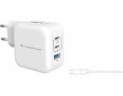 nabíječka CONCEPTRONIC Ladegerät 3Port 67W, 2xUSB-C, 1xUSB-A 1,5m ws