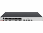 Switch RUIJIE Managed Switch Ruijie | L3| 24 1Gbit portů + 4 SFP+ 10Gbit porty | 24 PoE+ portů (740W max) | 1 ventilátor, 2 sloty pro napájení (nejsou součástí dodávky) | Nosič