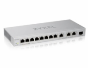 Zyxel XGS1250-12 v2, 12-Port Gigabit webmanaged Desktop Switch with 8 port 1G + 3-Port MultiGig 1/2.5/5/10G + 1-Port SFP