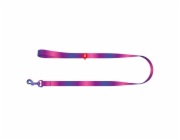 WAUDOG gradient nylon dog leash, 20mm wide, 122cm long, purple