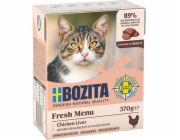 BOZITA Fresh Menu Chicken liver in gravy - mokré krmivo pro kočky - 370g