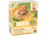 BOZITA Fresh Menu Sterilised Extra Chicken - mokré krmivo pro kočky - 370g