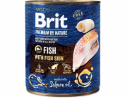 BRIT Premium by nature Fish with fish skin - vlhké krmivo pro psy - 800g