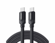 USB-C to USB-C cable, Essager, EXCTT1-YS01-P, 100W, 1m (black)