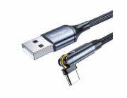 USB-A 3in1 cable, Essager, EXCCXT-WX0G, USB-C/Lightning/Micro, 15W, 1m (grey)