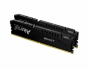 KINGSTON DIMM DDR5 32GB (Kit of 2) 6000MT/s CL36 FURY Beast Černá EXPO