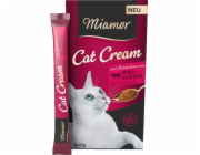 MIAMOR Cat Cream Beef - pamlsek pro kočky - 6x15g