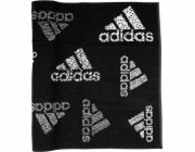 Sportovní ručník Adidas Beach na bazén adidas Branded Must-Have černobílý HS2056 100x50 cm