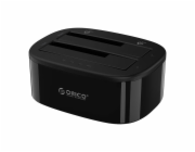 Orico docking station for 2.5" / 3.5" HDD / SSD, 5Gbps, USB-C to USB-C/A with cloning function (black)