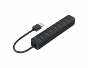 Orico TWU3 USB to 7x USB 3.0 Hub Adapter (black)