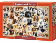 Castorland Puzzle 1500 Koláž se psy CASTOR