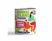 ANIMAL ISLAND Everyday Turkey and lamb - vlhké krmivo pro psy - 800g