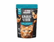 PAN MIĘSKO Pieces in sauce Turkey with tuna - wet cat food - 85g