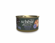 SCHESIR After Dark Kuřecí řízek s kachnou ve vývaru - mokré krmivo pro kočky - 80g