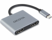 DICOTA USB-C Mini Docking Station 4-v-1, dokovací stanice